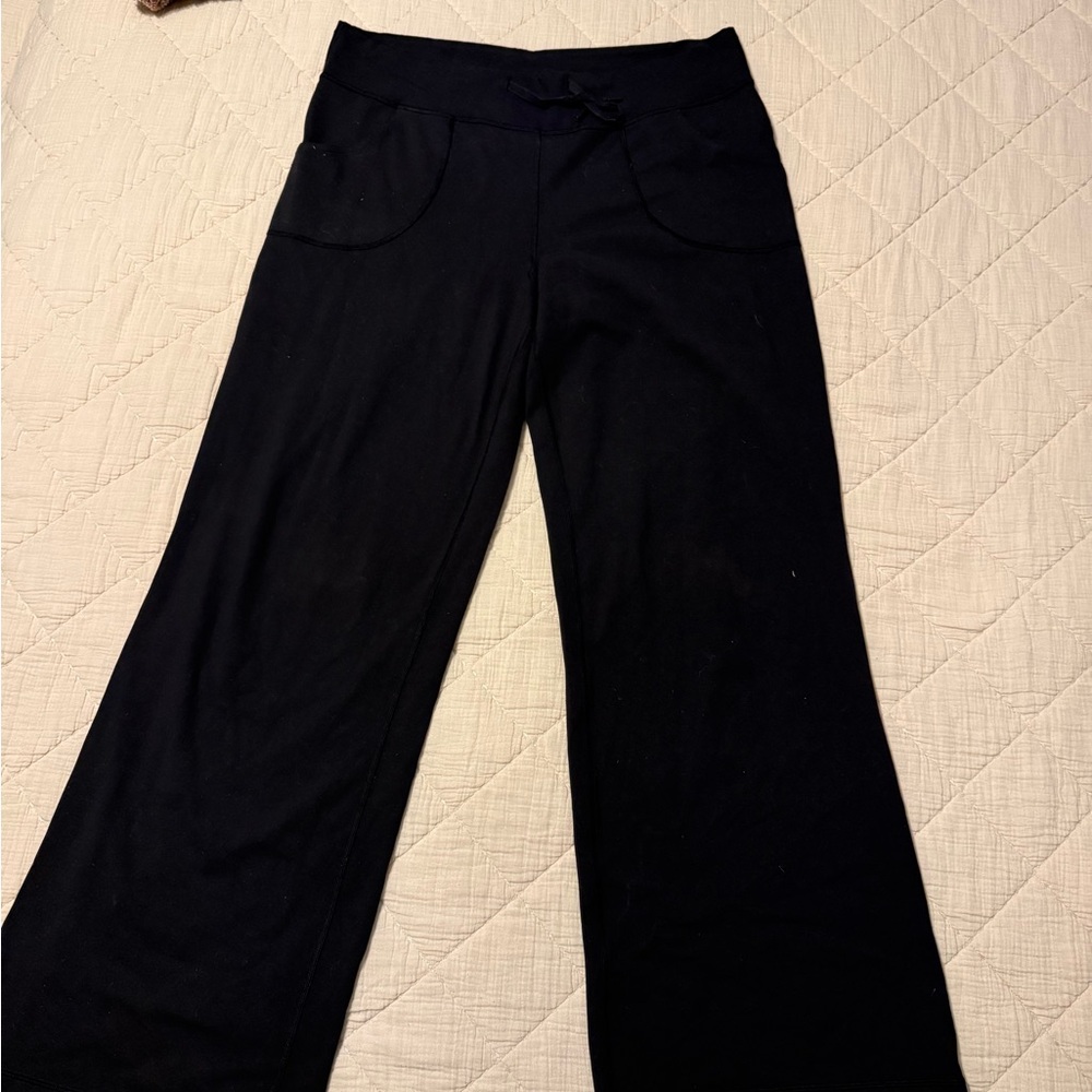 Lululemon Black Wide-Leg Pants
